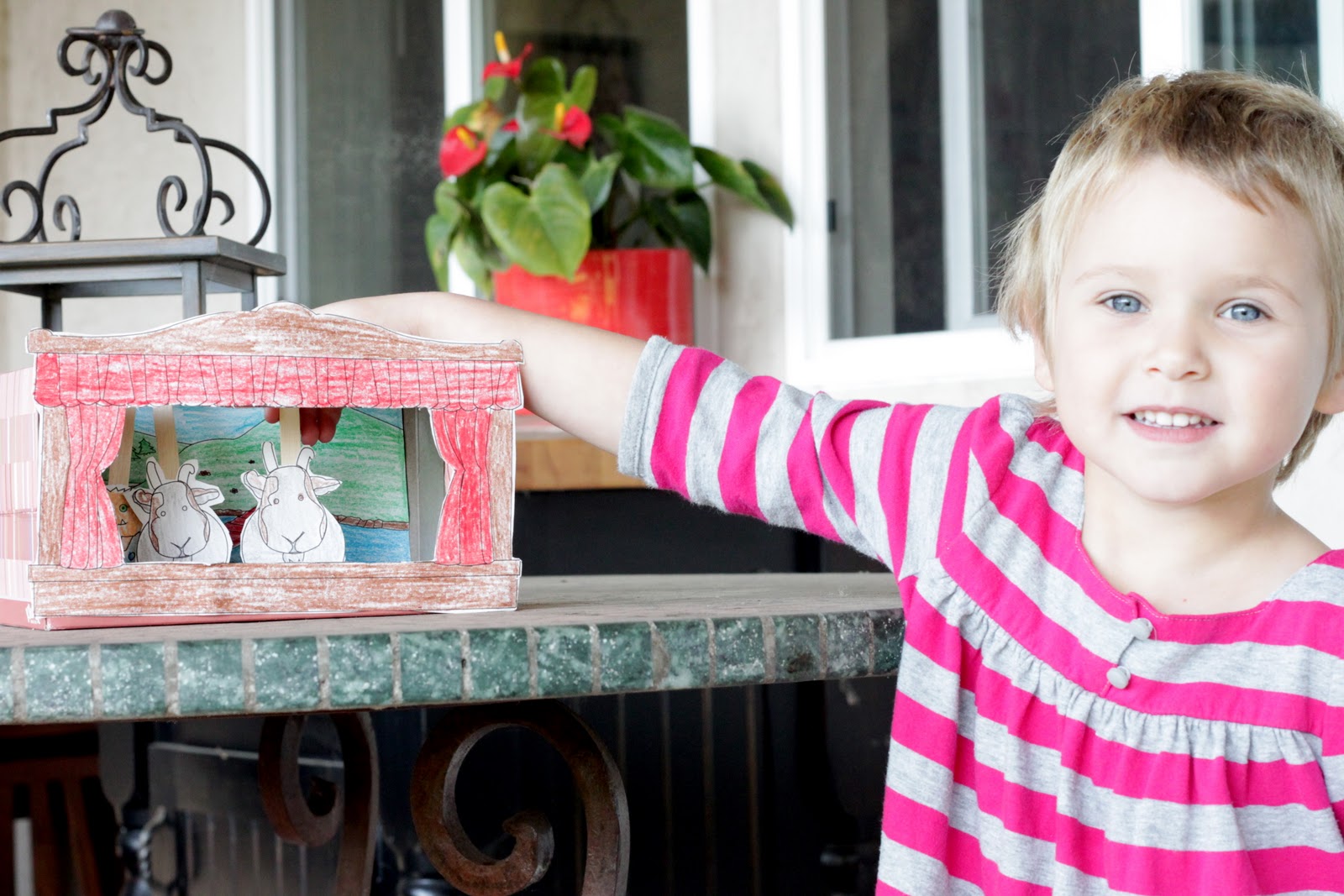 bedtime tales "Green" Puppet Stage