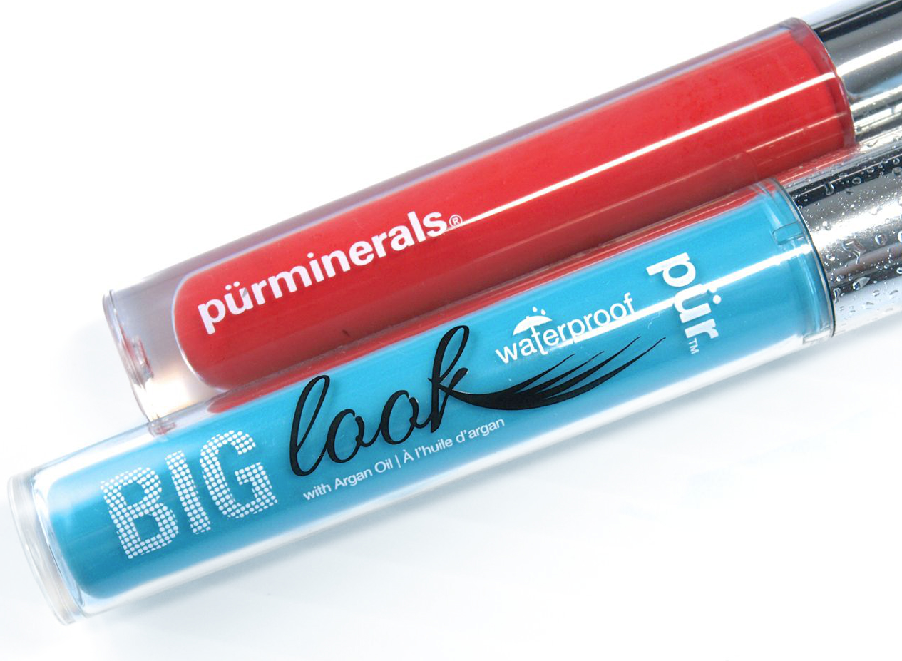 Pürminerals Big Look Waterproof Mascara & Big Lip Gloss in "Foxy": Review and Swatches