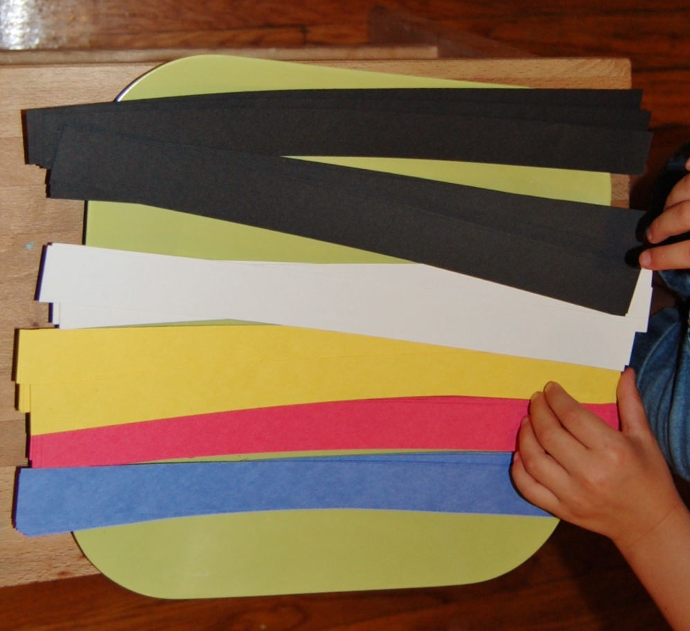 The Art Treehouse 3D Art Contact Paper and Construction Paper Strips