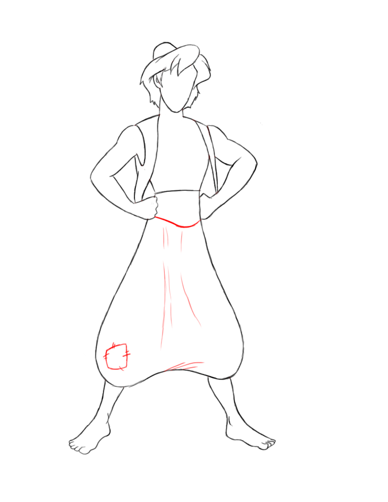 How To Draw Aladdin - Draw Central