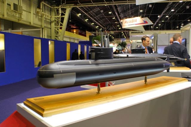 Submarine Matters: Russia exhibiting the concept Amur-1650 conventional