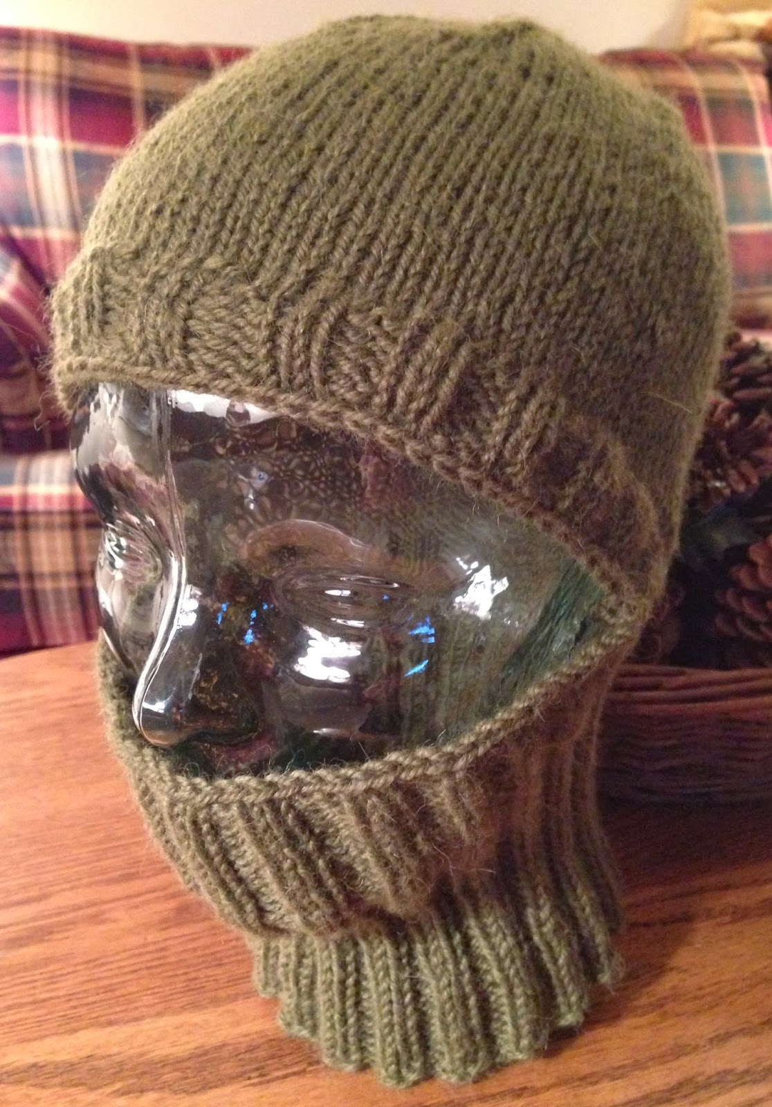 Celtic Heart Knitting and Quilting Balaclava Helmet Liner