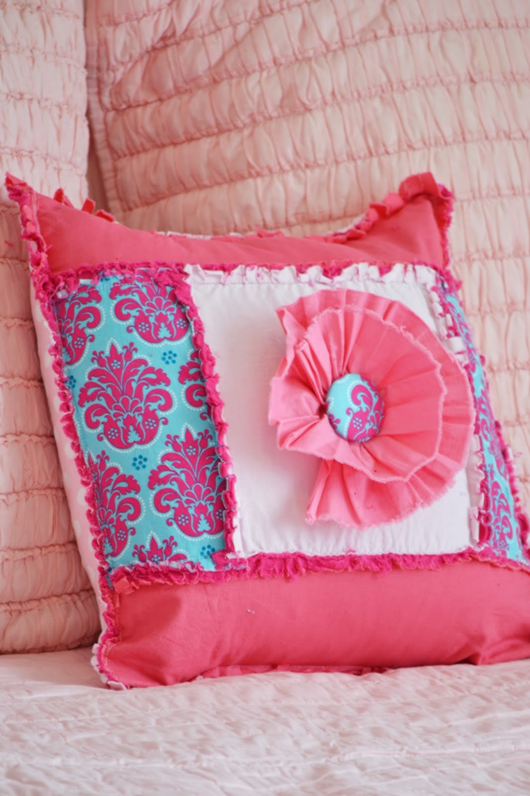 How To Sew A Rag Quilt Throw Pillow A Vision To Remember All