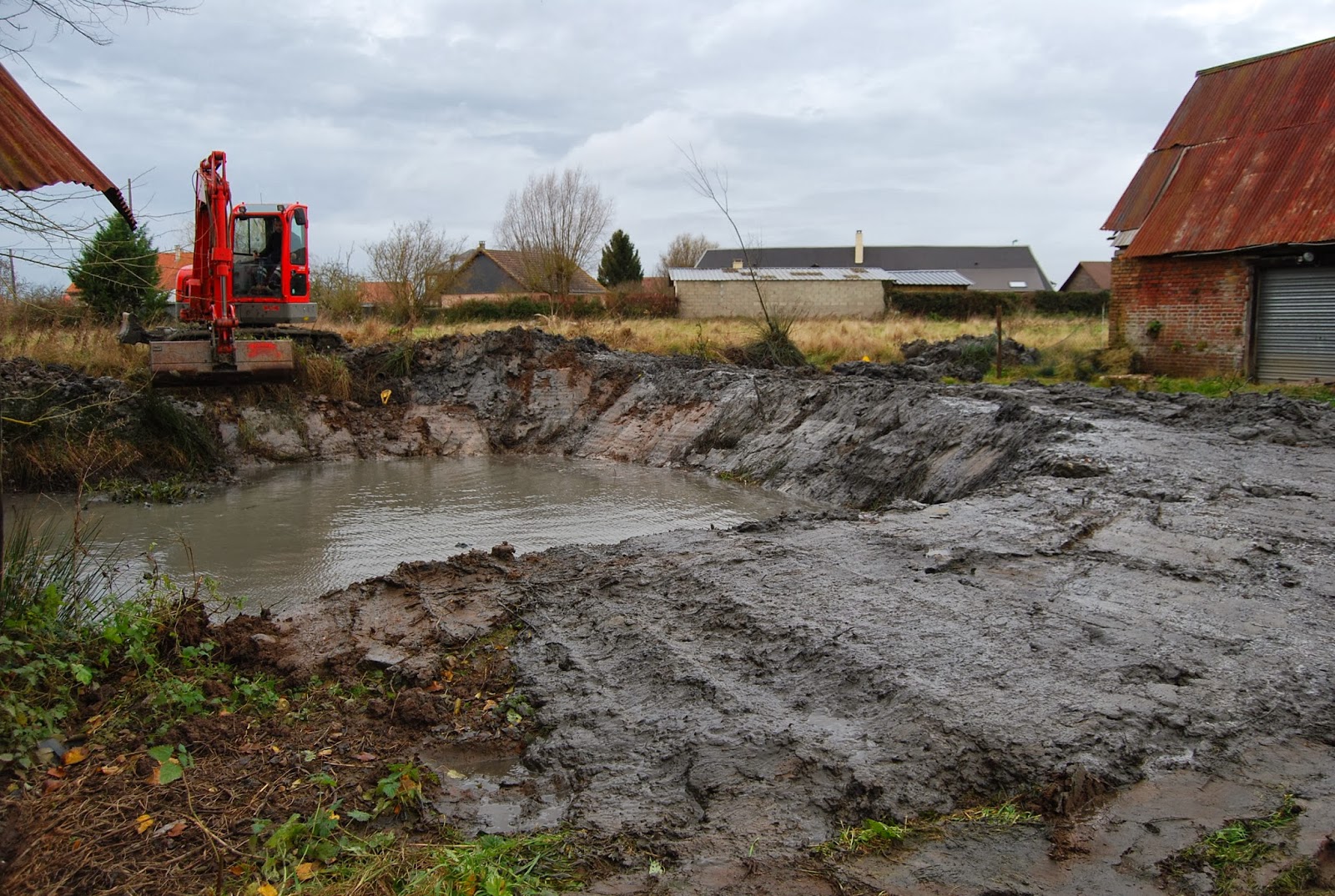 Les Mandarins de Thuit Signol Le curage de la mare