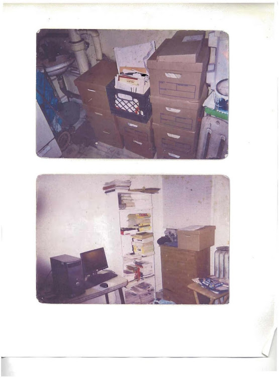 CASE FILES AT MY RESIDENCE IN THEN ROCKAWAY BEACH, QUEENS,NYC