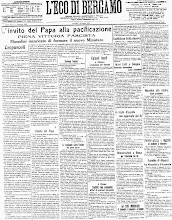 "ECO DI BERGAMO" 30 OTTOBRE 1922