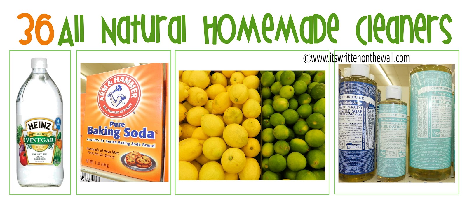 It's Written on the Wall Tips & TricksHomemade Natural Cleaners for