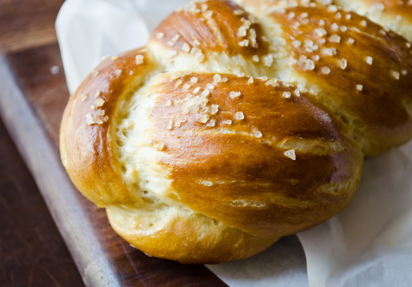 La Petite Brioche Pretzel Challah