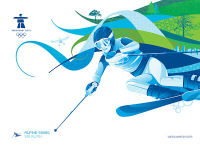 Free Vancouver 2010 Olympic Winter Games PowerPoint Background 32