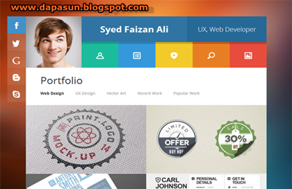 New Vcard Responsive Blogger Template New Vcard Responsive Blogger Template