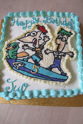 Phineas  Ferb Birthday Cake on Tortelicious  Phineas   Ferb Birthday Cake
