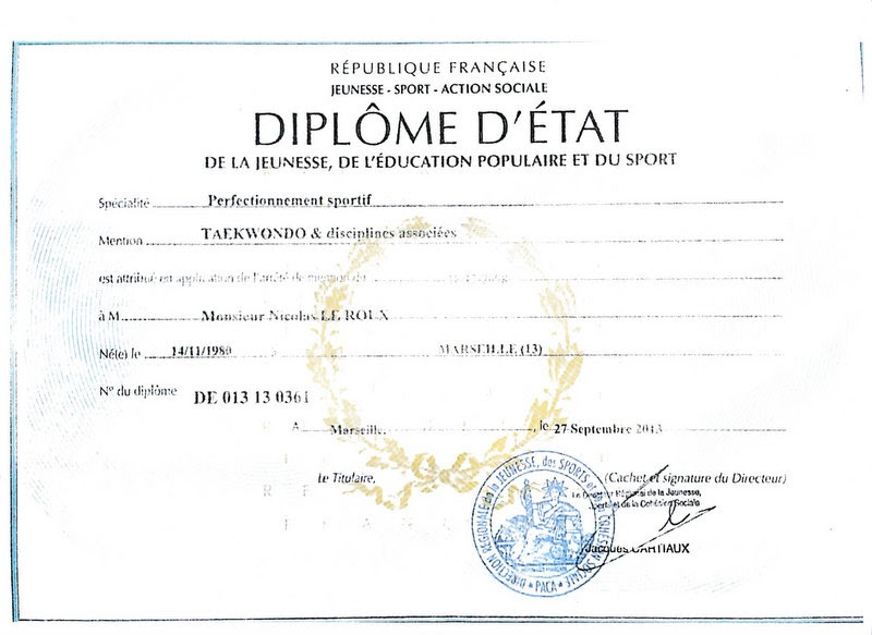 diplome d'etat sport