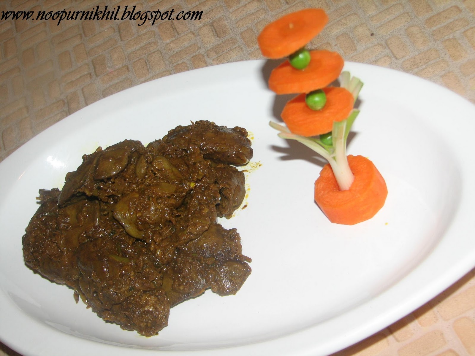 foodsonline: Chicken Liver Lebanese Style