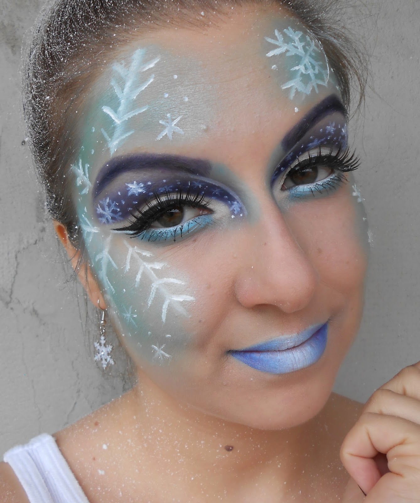 FOTD Snowflake Fantasy Makeup (Blogmas 2015) Beauty of the suns