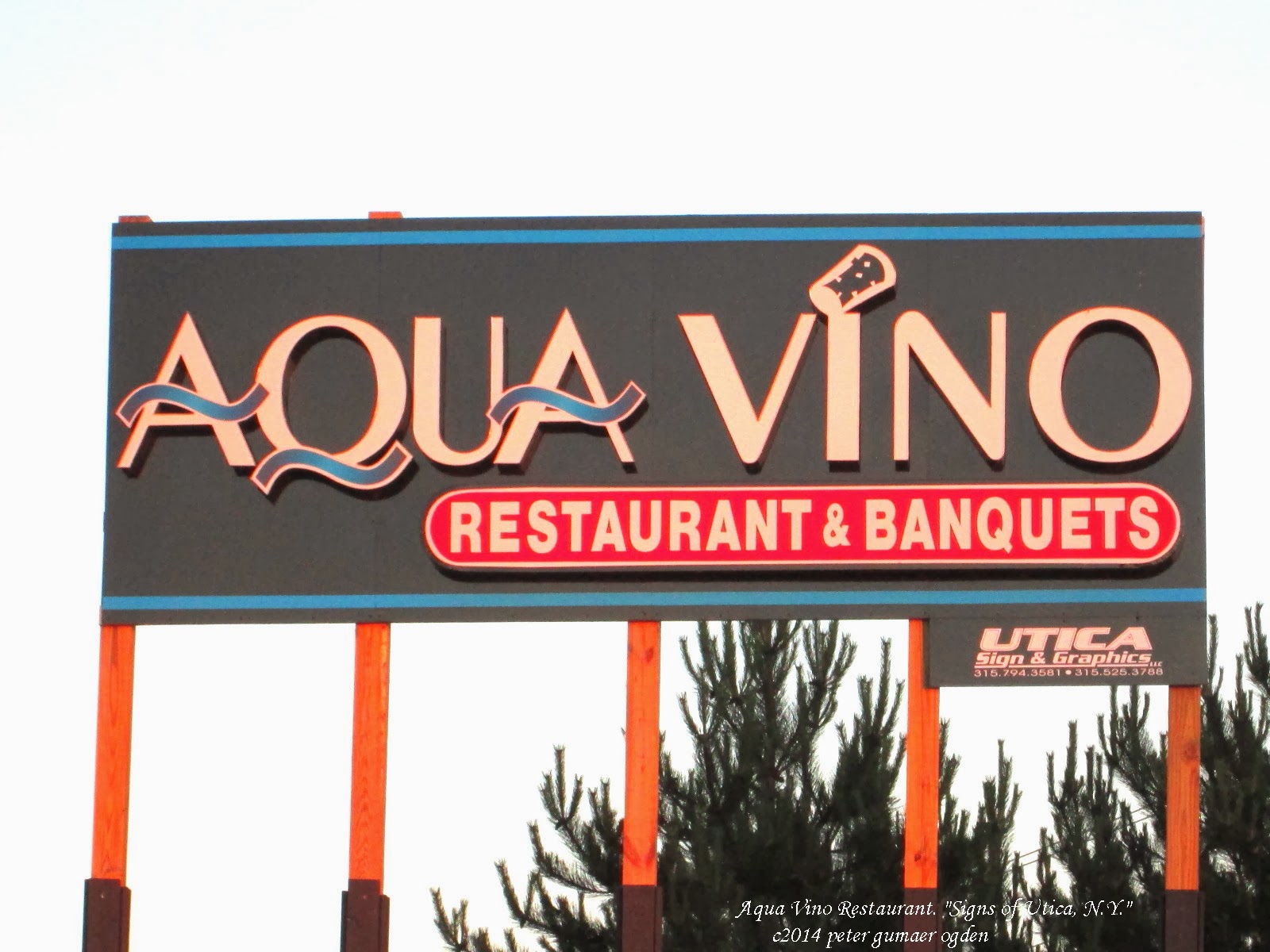 Signs of Utica, New York Restaurants, Brewery, Liquor, Saloons, Bars