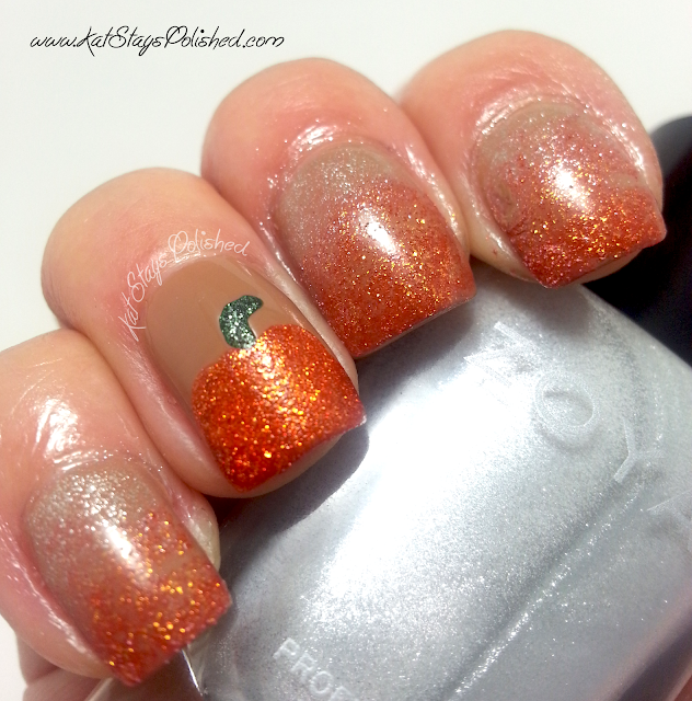 PSL Cupcakes and Nails - Pumpkin Spice Latte Nails