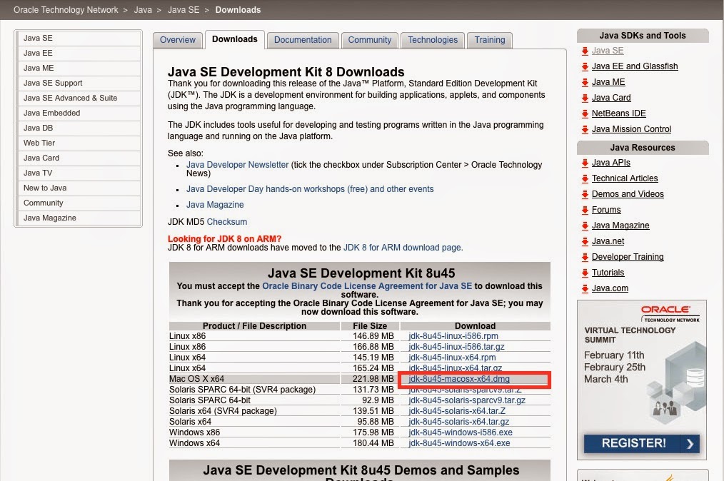 Java Developer Kit Download Mac