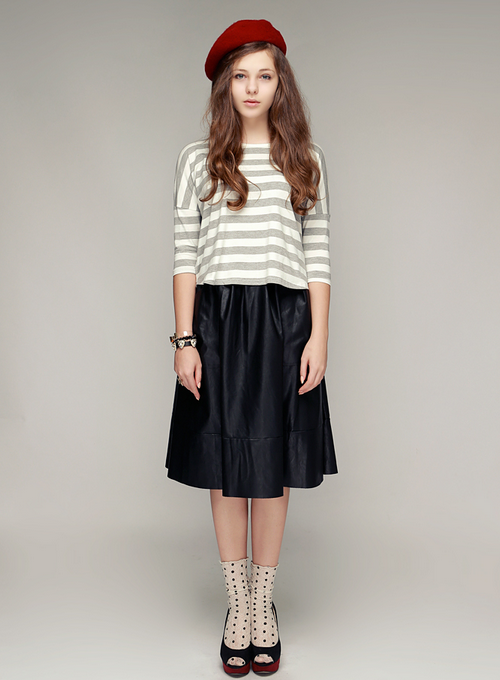 To Die For Faux Leather Skirt