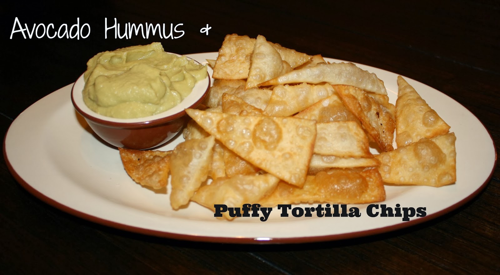 Tada's Kooky Kitchen Avocado Hummus & Puffy Tortilla Chips