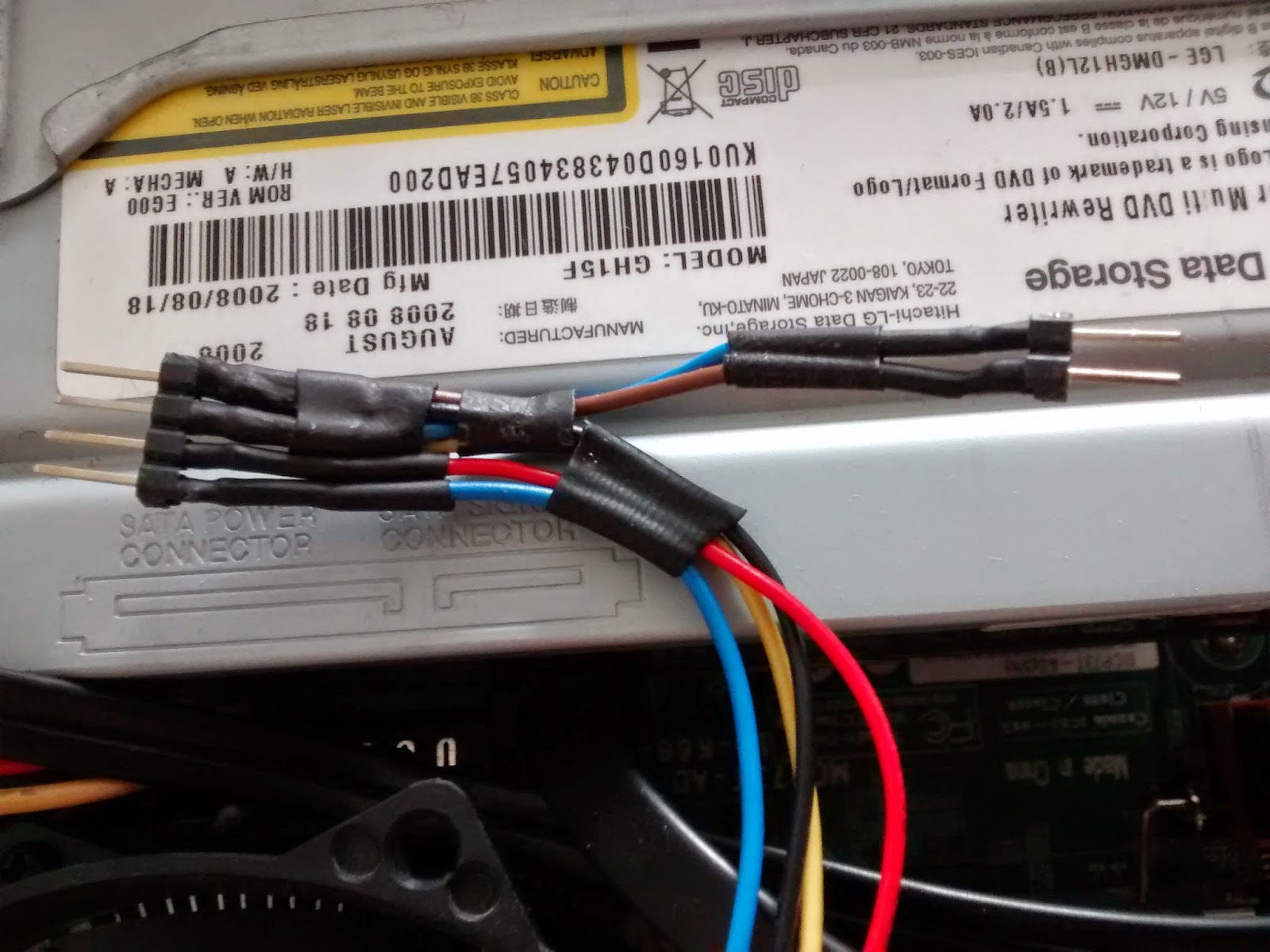 Andrux&me DIY 4 pins CPUFan adapter to 4 pins CPUFan + 3 pins CaseFan