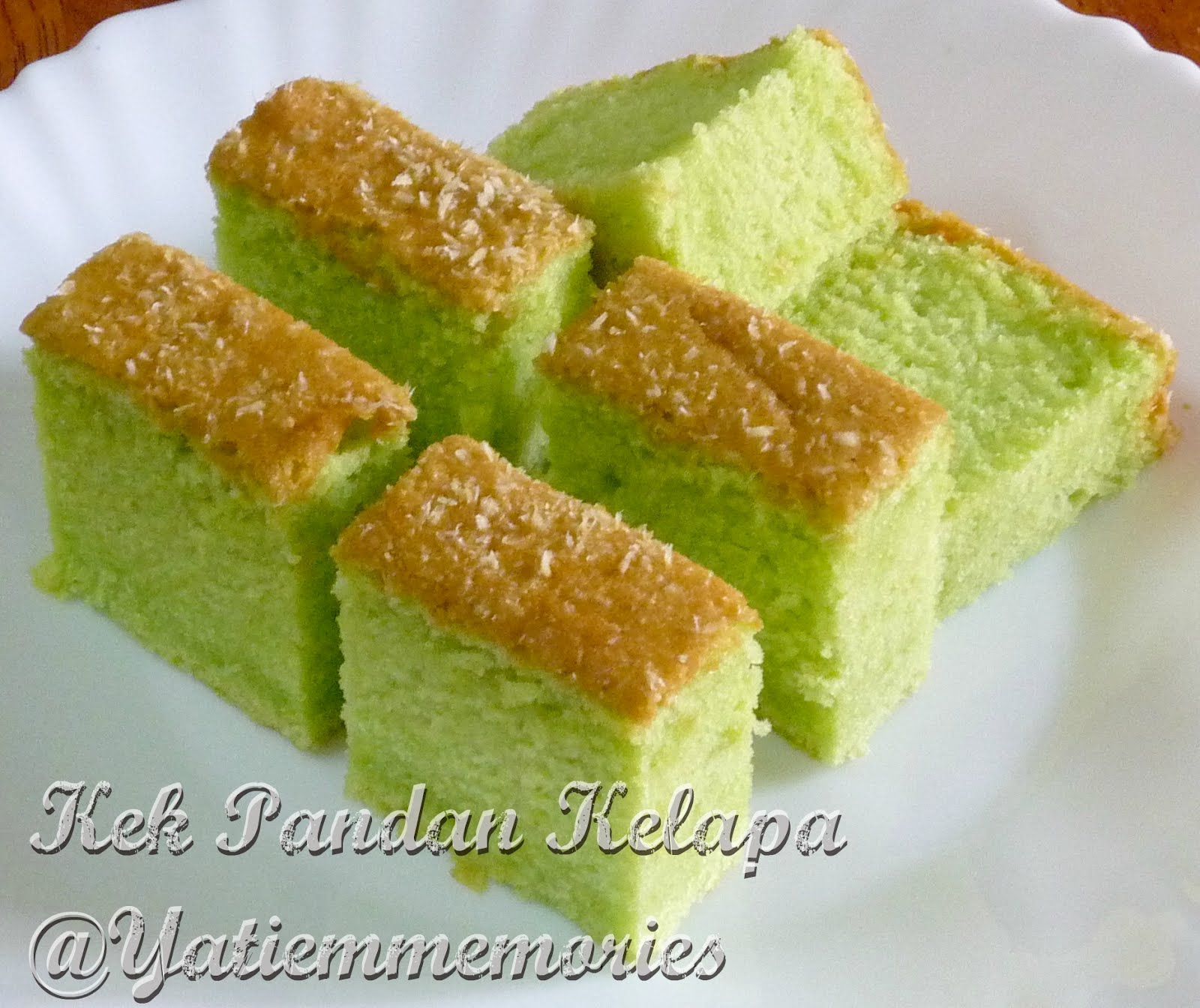 Sinar Kehidupanku Kek Pandan Kelapa