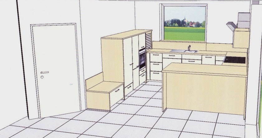 Wir bauen ein Flair134 mit Claassen Haus / Town&Country: Küchenplanung