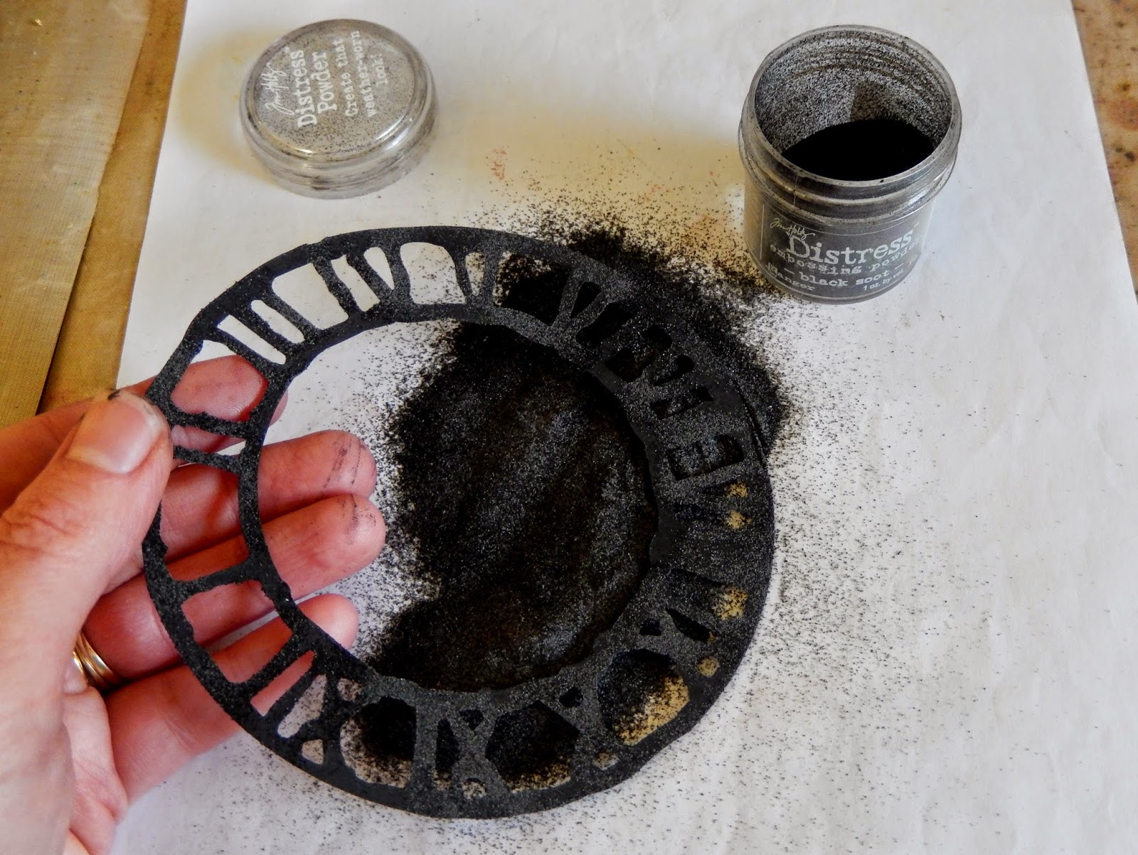 Frilly and Funkie Saturday Step by Step Tarnished Brass