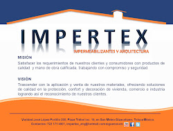 IMPERTEX, IMPERMEABILIZANTES Y ARQUITECTURA