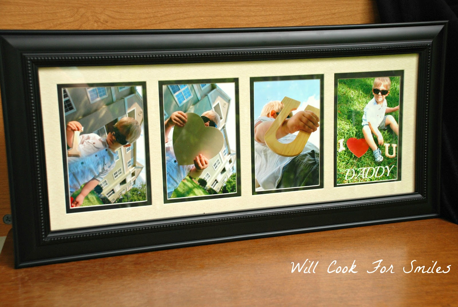 Our Father' Day Gift "I Love You, Daddy" Picture Frame Will Cook For