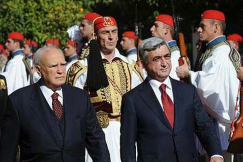 Presidente griego visita Armenia
