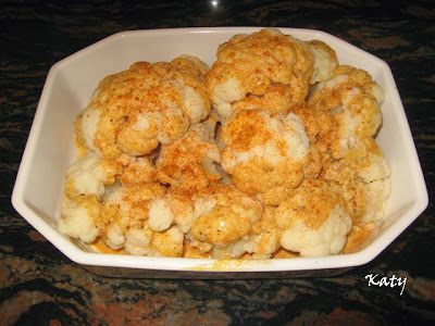 Coliflor Con Crema De Pimentón
