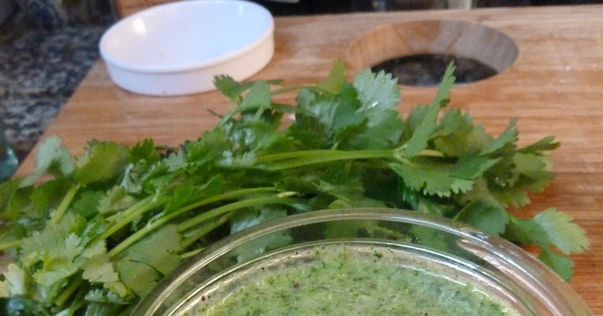 The Yogic Kitchen Cilantro Chutney