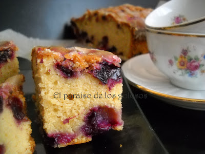 Pastel De Arándanos Y Limón 
