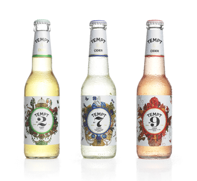 Tempt Cider Packaging Of The World