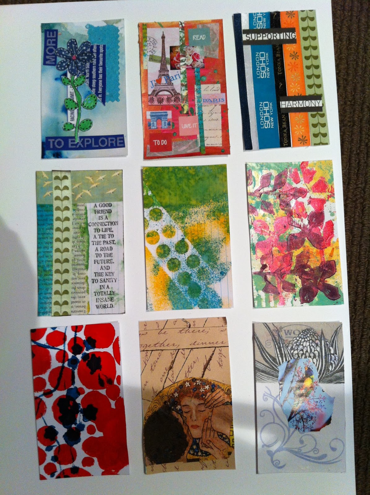 Sue's Craft Cupboard CELEBRATE INDEX CARD 2013