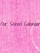 Our school calendar