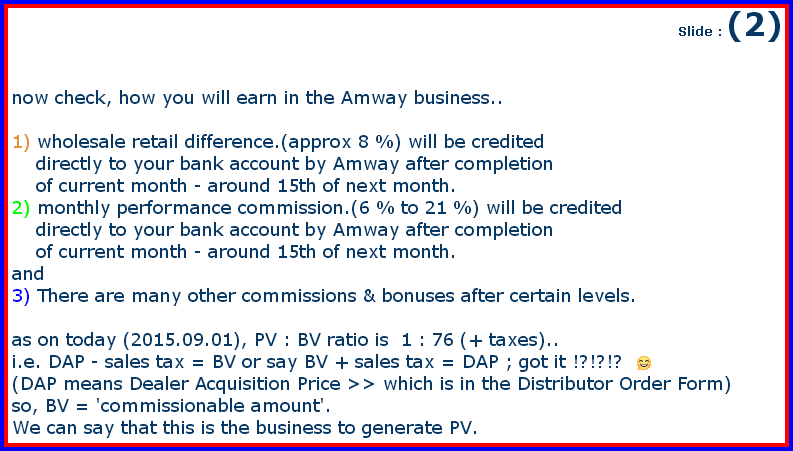 Amway india business plan pdf