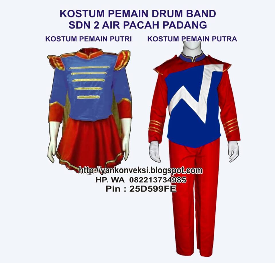 BAJU PEMAIN DRUMBAND PUTRI DAN PUTRA