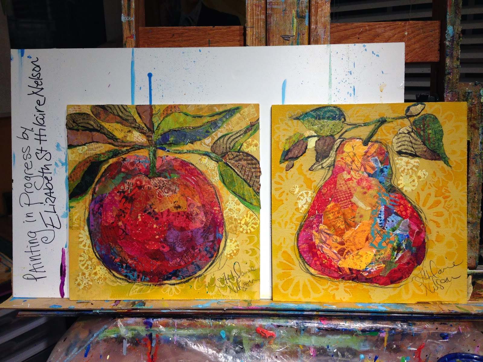 Paper Paintings Creating a Companion Piece