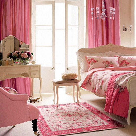 Pink Glam Bedroom