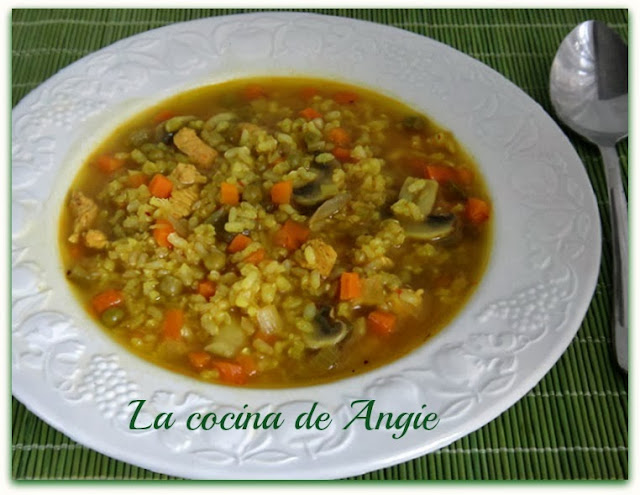 Arroz Integral Con Pavo Y Verduras
