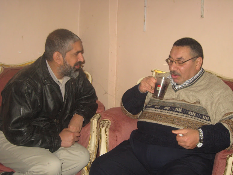 الكابتن مصطفى عبد الله مع عصام غزال