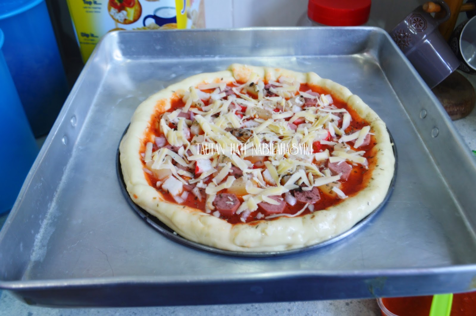 Resepi Pizza Homemade Cheese