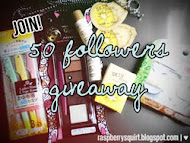 Belle De Jour: My 50 followers Mini Giveaway :)