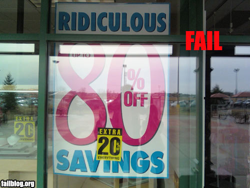 fail sale
