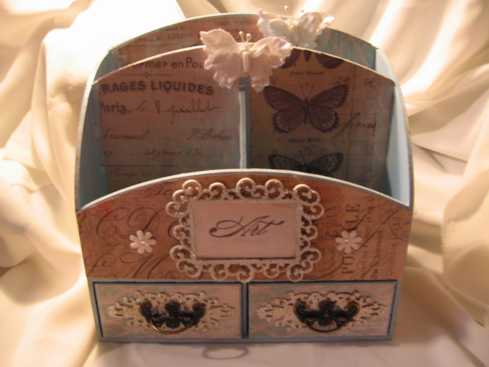 Ginas Designs Art Desk Organizer By Kim And Home Decor For Fall