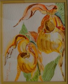 Painting of Orchids