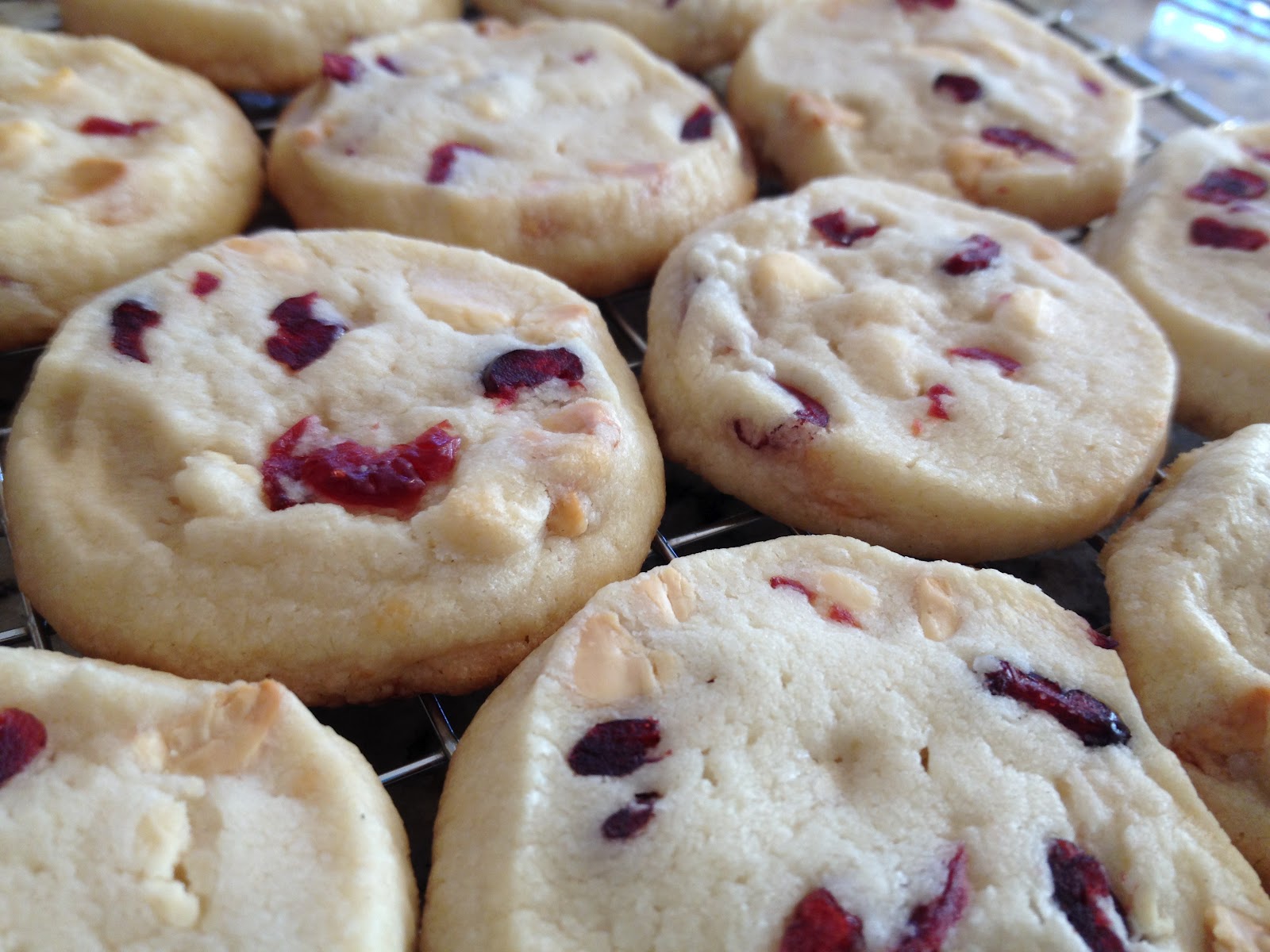 The Nerdy Chef White Chocolate Cranberry Cookies