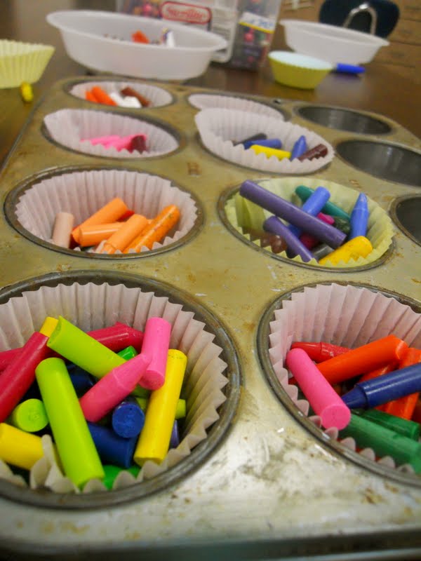 Make Your Own Rainbow Crayons Teaching 2 and 3 year olds