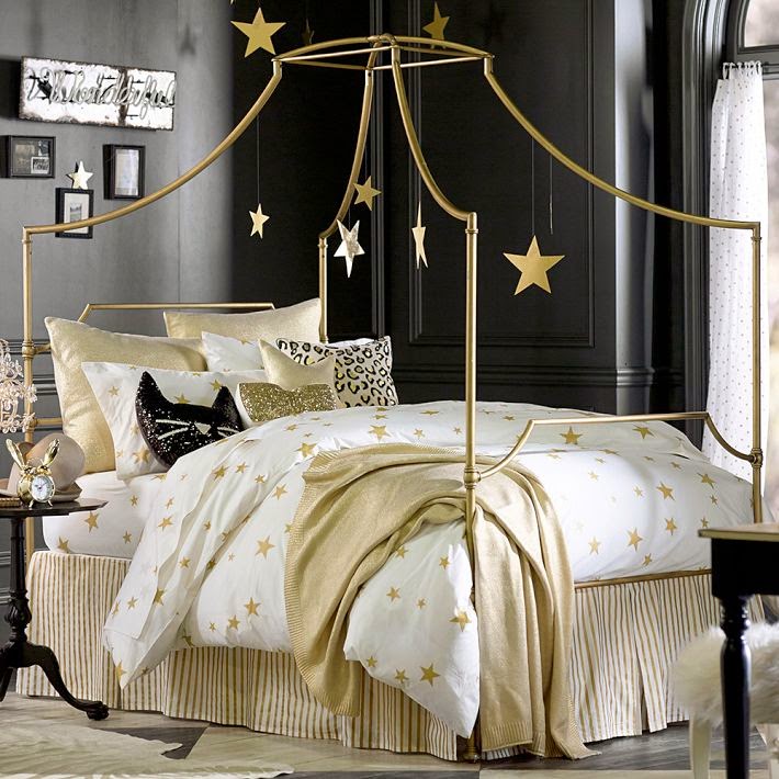 Maison Newton Focusing on My French Campaign Style Canopy Bed